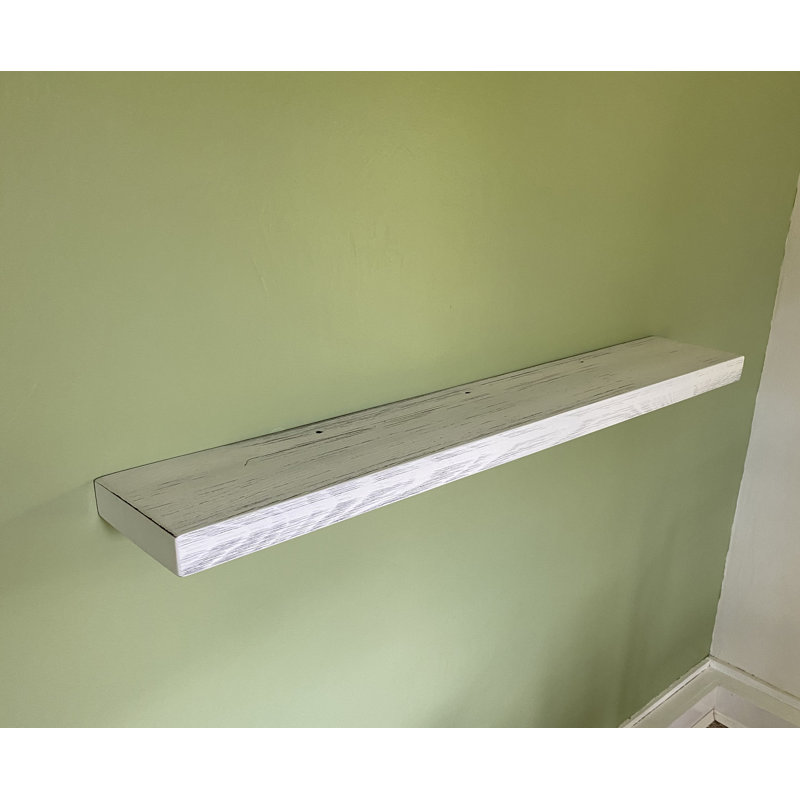 Gracie Oaks Virtyt Solid Wood Floating Shelf Wayfair